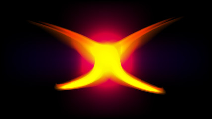 Obraz premium X flames fire