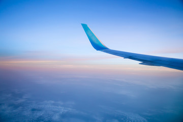 shooting from an airplane window