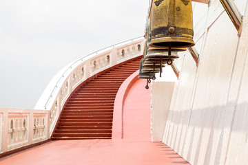 metal bell near the Buddhist temple