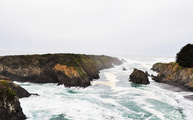Fototapeta na wymiar California Ocean Bluffs