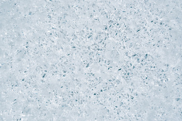 A cut of ice with voids texture background 