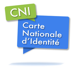 French CNI initals in colored bubbles