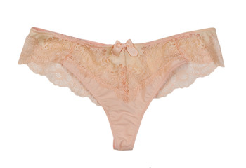 Lacy panties. Isolate on white background