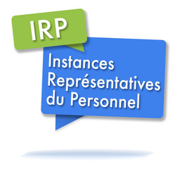 French IRP initals in colored bubbles