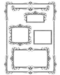 Set of Ornamental Frames