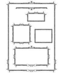 Set of Ornamental Frames