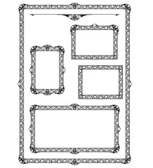 Set of Ornamental Frames