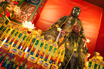 Main altar in Pak Tai Temple, Wan Chai, Hong Kong