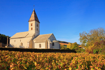 Église Saint-Antoine de Fixey, commune de Fixin, Bourgogne-Franche-Comté