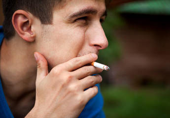 Young Man with a Cigarette