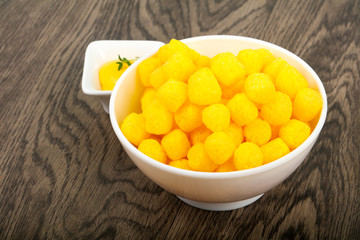 Cheese corn balls