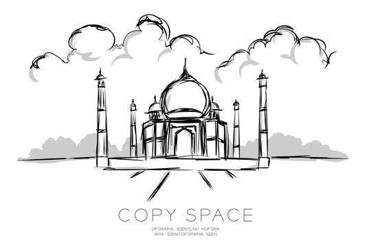 Taj Mahal Drawing Images – Browse 1,877 Stock Photos, Vectors, and Video |  Adobe Stock