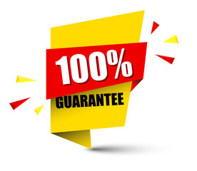 banner 100 percent guarantee