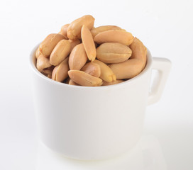 peanuts or roasted peanuts on a background.