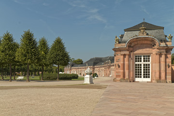 Fototapeta na wymiar Schwetzingen, germany - picturesque palace walking park