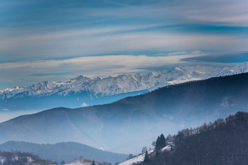 Winter in the mountains