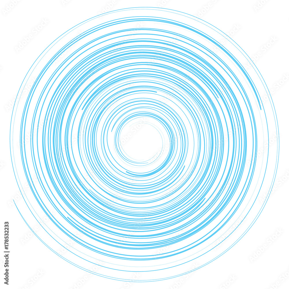 Poster abstract swirl twist design element motion spinner