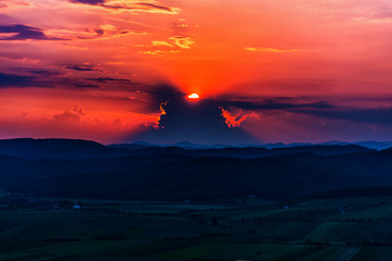 Dramatic clouds