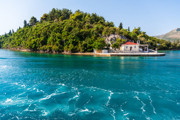 Sea landscape in lefkada island