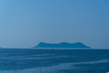 Fototapeta na wymiar Sea landscape in lefkada island
