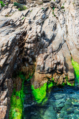 Coastline in Lefkada island
