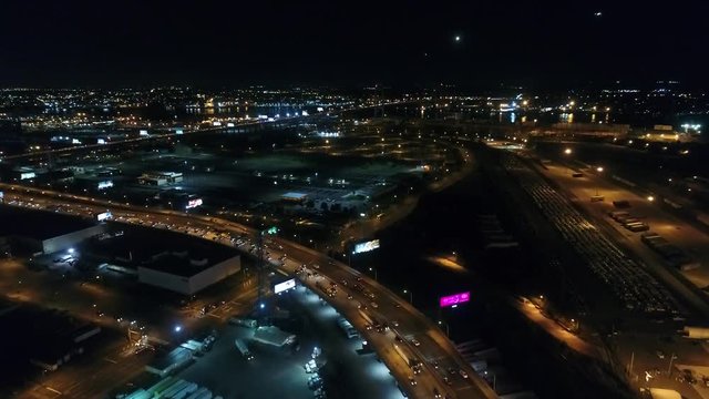 Night Aerial Flight Philadelphia