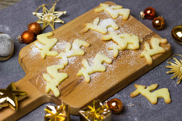 Weihnachtskekse Rentier