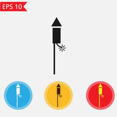 Firework icon Vector.