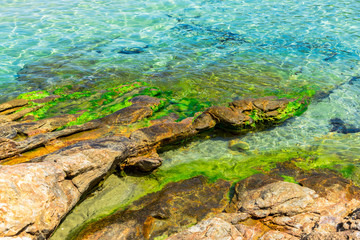 Sea landscape at Thassos island