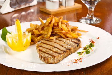Grilled tuna