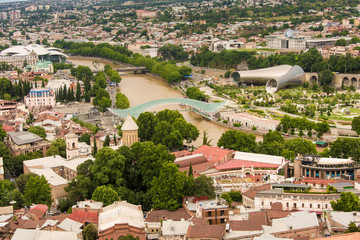 Georgia, city Tbilisi, general view