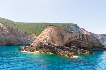 Obraz premium Wild beach in Lefkada island, Greece