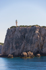 Sea landscape in Lefkada island, greece