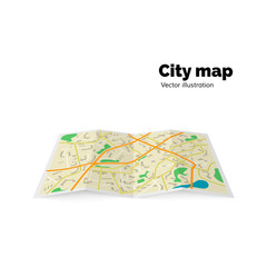 City map: streets, avenue, buildings, parks. Vector illustration