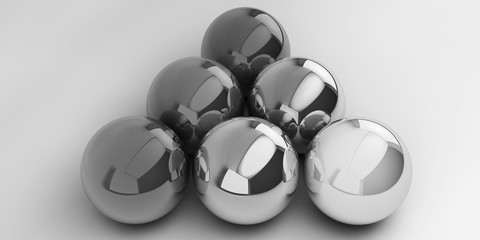 Abstract 3d shapes on background. 3d image. 3d rendering.