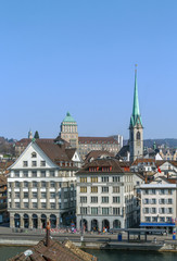 Fototapeta premium view of Zurich, Switzerland