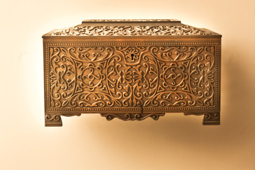 Box for collecting donations on the wall