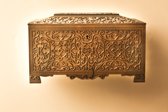Box for collecting donations on the wall