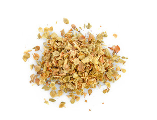oregano on white background