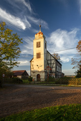 Kości&oacute;ł św. Jana Nepomucena, Minkowice Oławskie, gm. Jelcz-Laskowice, pow. oławski, woj. dolnośląskie