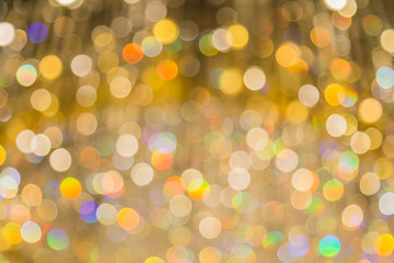 blurred city of new year and Christmas bokeh light