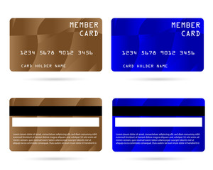 member card, business VIP card, design for privilege member,vector