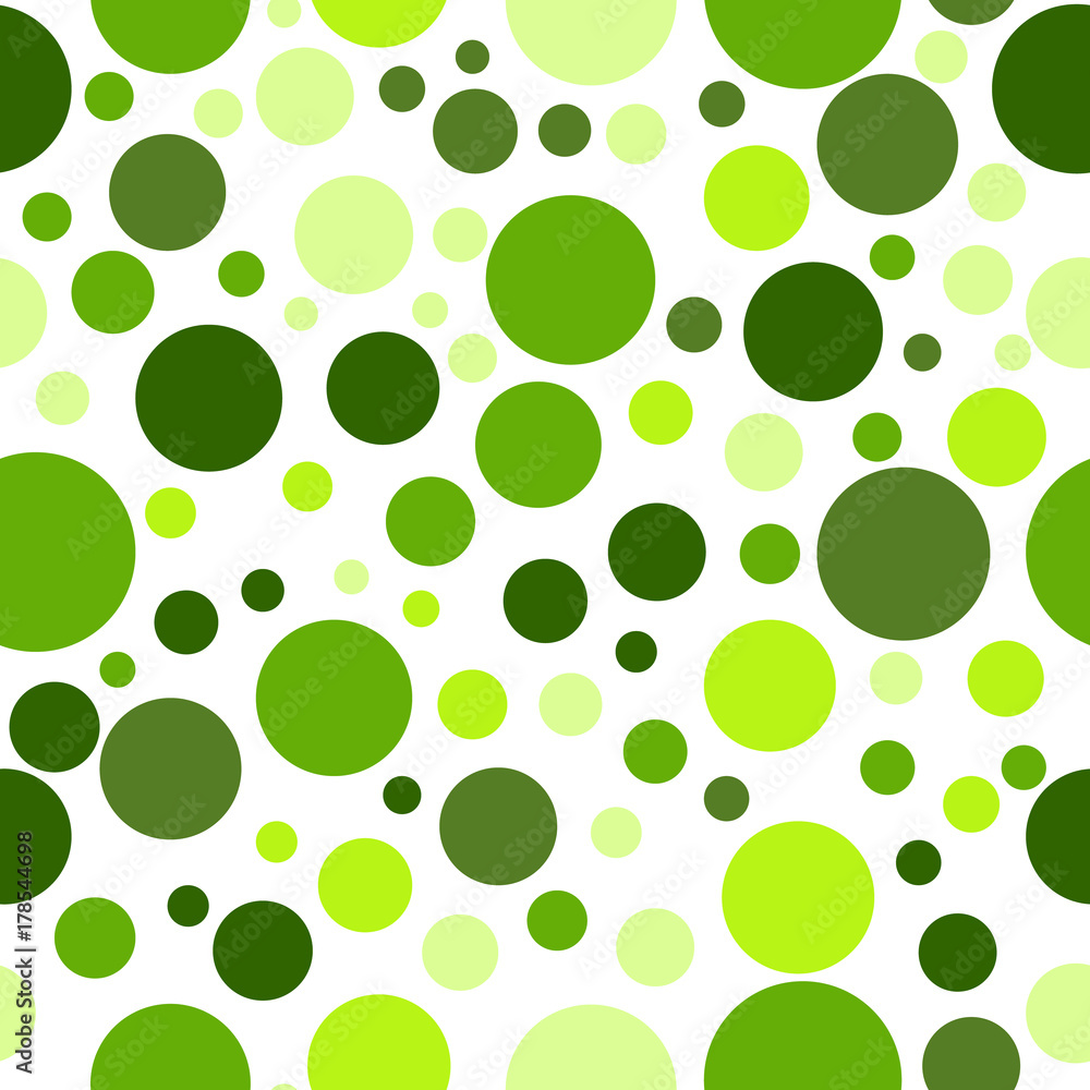 Poster polka dots seamless texture - simple vector background. abstract background with colorful circles. s