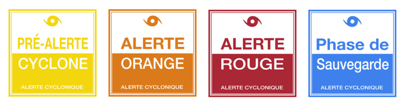 Cyclone Alert Steps in French Translation
