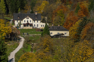 Salzbergwerk bei Hallstatt, Salzkammergut Oberösterreich