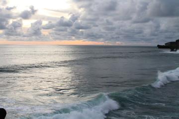 the beach
