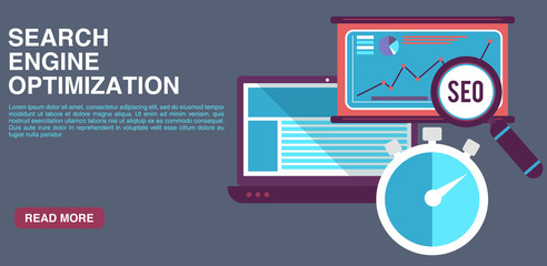 flat vector for business digital marketing online concept and internet marketing on mobile online concept