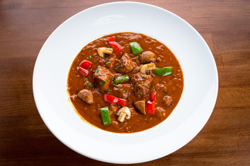 Beef stew with vegetables