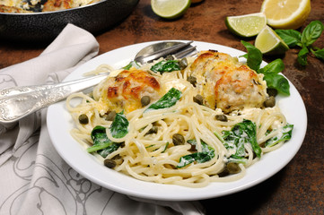 Spaghetti with meatballs