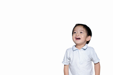 Portrait Of Happy  Child Smiling